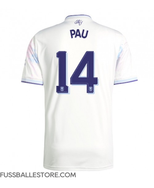 Günstige Aston Villa Pau Torres #14 3rd trikot 2025-26 Kurzarm Günstige Aston Villa Pau Torres #14 3rd trikot 2025-26 Kurzarm